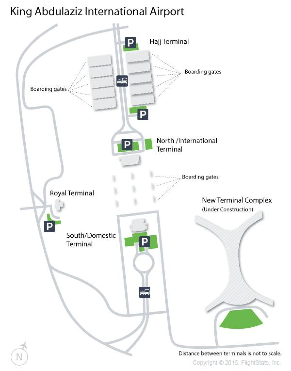 Mecca (Makkah) airport terminal map